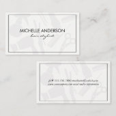 Klassieke Border Hair Stylist Visitekaartje (Voorkant / Achterkant)