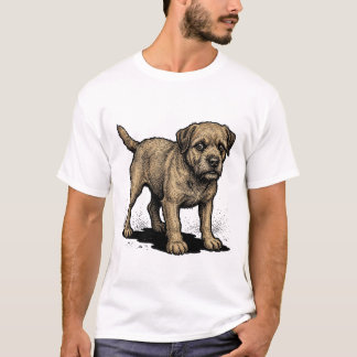 Klassieke Border Terrier: Otterkop Hond T-shirt