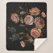 Klassieke borduurvormige  knoppen van het patroon  sherpa deken (Voorkant)