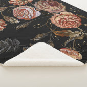 Klassieke borduurvormige  knoppen van het patroon  sherpa deken (3/4)