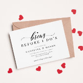 Klassieke borsten voor ik het Vrijgezellenfeest va Kaart