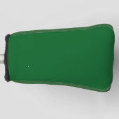 Klassieke bosgroene golfputterhoes met stijl golfheadcover (Voorkant)