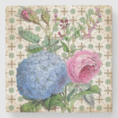 Klassieke Botanicals Stenen Onderzetter (Voorkant)