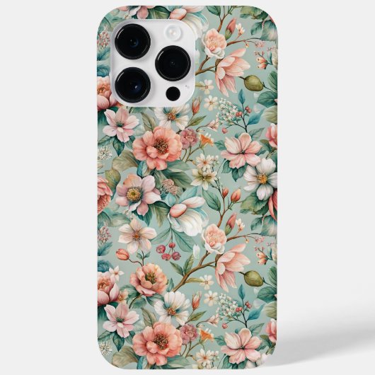 Klassieke botanische afbeelding, Bloemmotief Case-Mate iPhone Case (Achterkant)