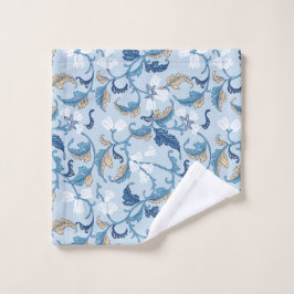 Klassieke botanische elegantie bad handdoek