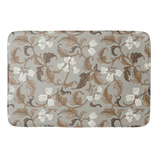 Klassieke botanische elegantie   badmat (Voorkant)