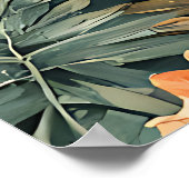 Klassieke botanische elegantie poster (Hoek)