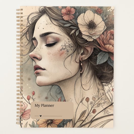 Klassieke Botanische Muze Planner (Voorkant)