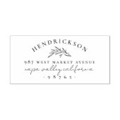 Klassieke Botanische Naam van de Tak & het Adres v Rubberstempel (Afrduk)