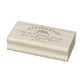 Klassieke Botanische Naam van de Tak & het Adres v Rubberstempel (Stempel)