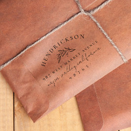 Klassieke Botanische Naam van de Tak & het Adres v Zelfinktende Stempel