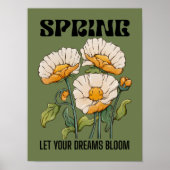 Klassieke botanische print met een wilde bloem len (Voorkant)