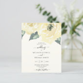 Klassieke, botanische Roos van Cream (Staand voorkant)