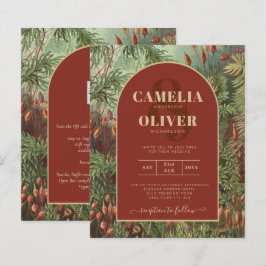 Klassieke Botanische Terracotta Bloemen Boog TROUW