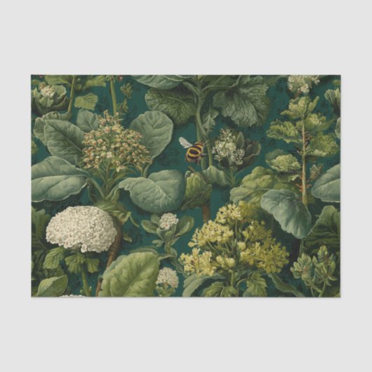 Klassieke botanische tuin tissuepapier (Voorkant)