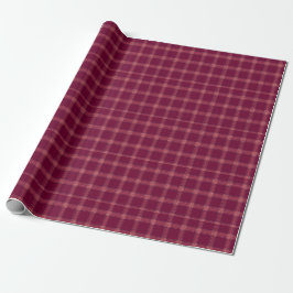 Klassieke Bourgogne Tartan Plaid Gift Cadeaupapier