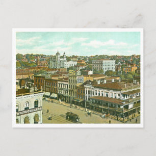 Klassieke bovenaanzicht Montgomery, Alabama Briefkaart