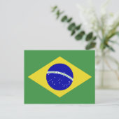 Klassieke Braziliaanse vlag Briefkaart (Staand voorkant)
