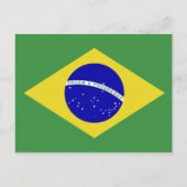 Klassieke Braziliaanse vlag Briefkaart (Voorkant)