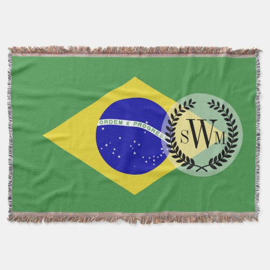 Klassieke Braziliaanse vlag Deken (Voorkant)