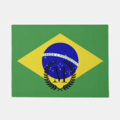 Klassieke Braziliaanse vlag Deurmat (Voorkant)