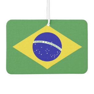 Klassieke Braziliaanse vlag Luchtverfrisser