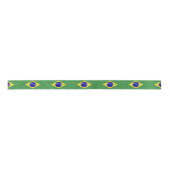 Klassieke Braziliaanse vlag Satijnen Lint (Voorkant)