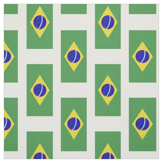 Klassieke Braziliaanse vlag Stof (Swatch)