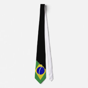 Klassieke Braziliaanse vlag Stropdas