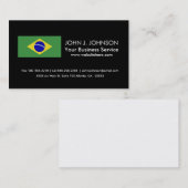 Klassieke Braziliaanse vlag Visitekaartje (Voorkant / Achterkant)