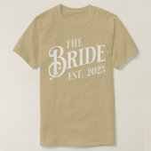 Klassieke bride est t-shirt (Design voorkant)
