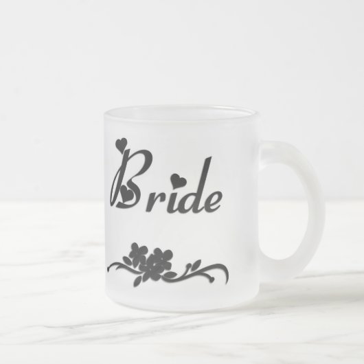 Klassieke bride matglas koffiemok (Rechts)
