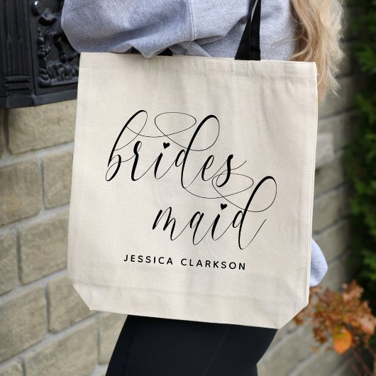 Klassieke bridesmaïde Canvas tas