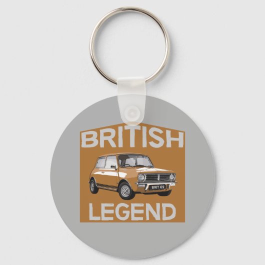 Klassieke Britse auto's | Petrolhead | VINTAGE | M Sleutelhanger (Voorkant)