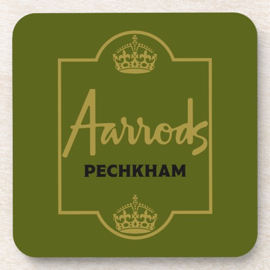 Klassieke Britse Novelty Gift Bier Onderzetter (Voorkant)