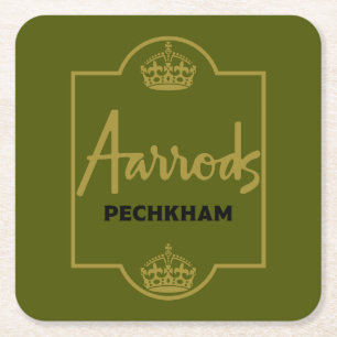 Klassieke Britse Novelty Gift Kartonnen Onderzetters