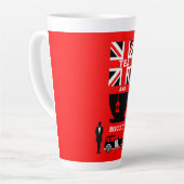 Klassieke Britse thea Drinkers Latte Mok (Linkerhoek)