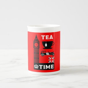 Klassieke Britse thea Drinkers Porselein Kop