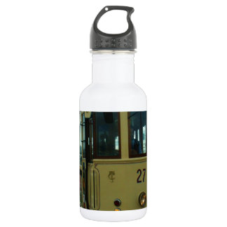 Klassieke Britse tram. Waterfles