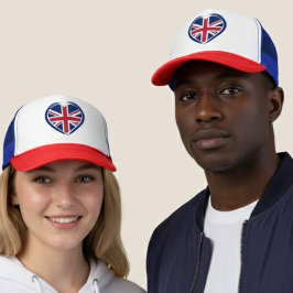 Klassieke Britse Union Jack-vlag Trucker Pet