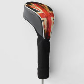 Klassieke Britse vlag Golfheadcover (Schuin)