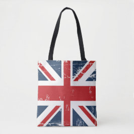 Klassieke Britse vlag Jack Old look Tote Bag