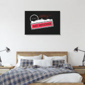 KLASSIEKE BROADWAY Bar Bat Mitzvah Inloggen Board Canvas Afdruk (Insitu (Slaapkamer))