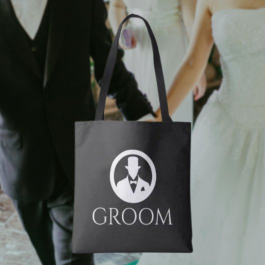 Klassieke Bruidegom Trouwtas Tote Bag