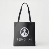 Klassieke Bruidegom Trouwtas Tote Bag (Voorkant)