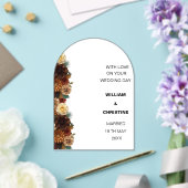 KLASSIEKE BRUILOFT KAART ACRYL UITNODIGINGEN (Insitu (Huwelijk))