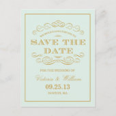 KLASSIEKE BRUILOFT | SLA DE DATUM VAN AANKONDIGING (Voorkant)