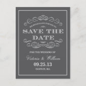 KLASSIEKE BRUILOFT | SLA DE DATUM VAN AANKONDIGING (Voorkant)