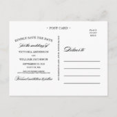 KLASSIEKE BRUILOFT | SLA DE DATUM VAN AANKONDIGING (Achterkant)