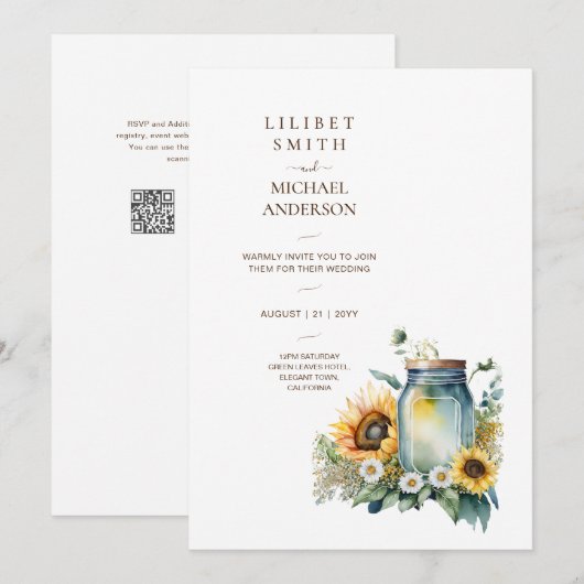 Klassieke Bruiloft Verjaardag Baby Shower Pensioen Kaart (Voorkant / Achterkant)